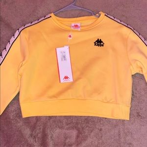kappa cropped sweatshirt